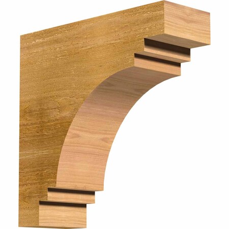 Ekena Millwork Pescadero Rough Sawn Rafter Tail, Western Red Cedar, 4"W x 12"H x 12"L RFT04X12X12PEC00RWR